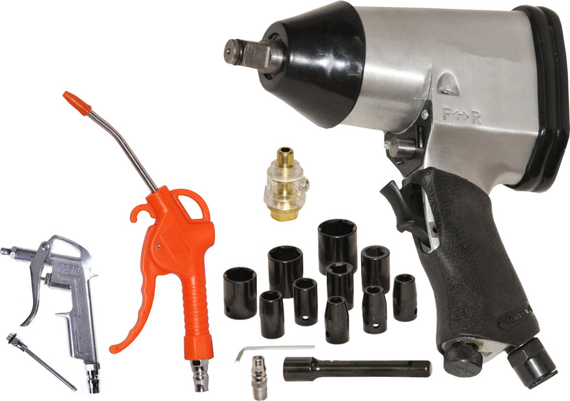 Digital Craft Pneumatic Impact Wrench Kit,Air Blow Gun,Air Blow Gun DG10 Pneumatic Impact Wrench(1/2 inch)