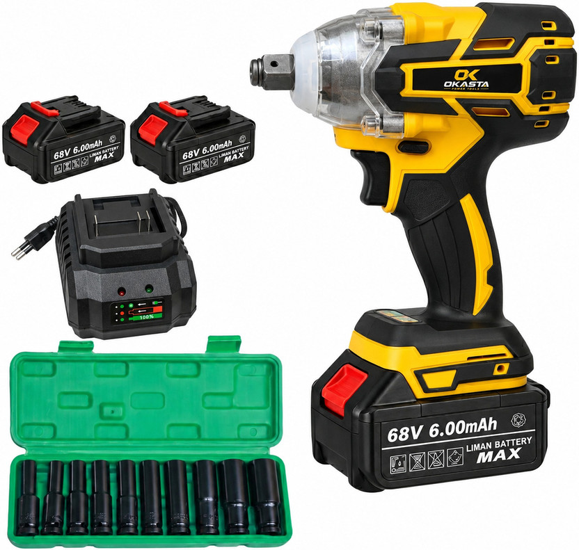OKASTA Cordless Impact Wrench(1/2 inch)