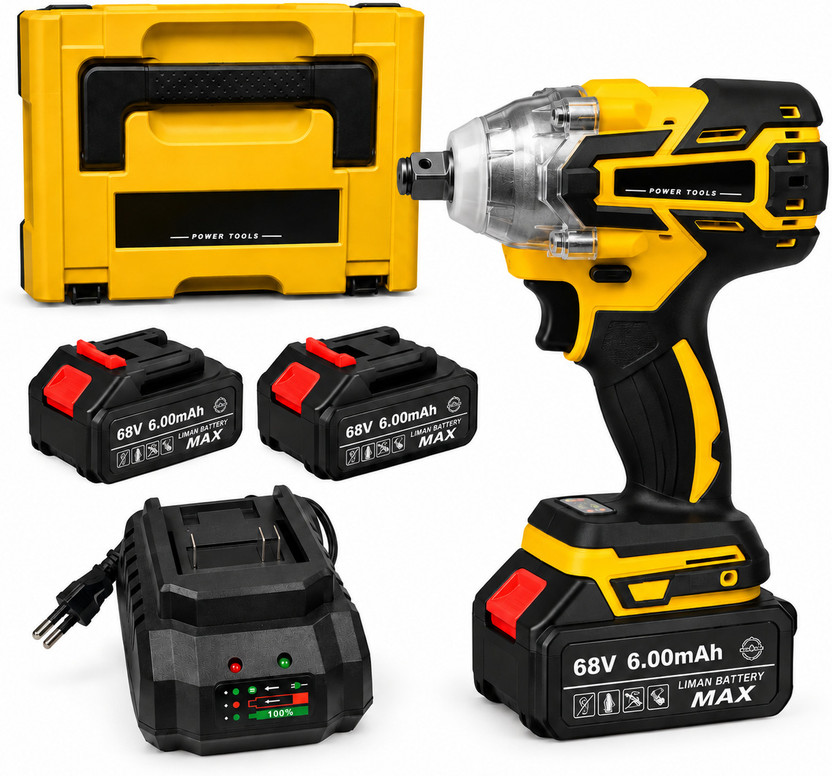 Flipkart SmartBuy 68V 2in1 Cordless Impact Wrench, Brushless 330NM Cordless Impact Wrench(1/2 inch)