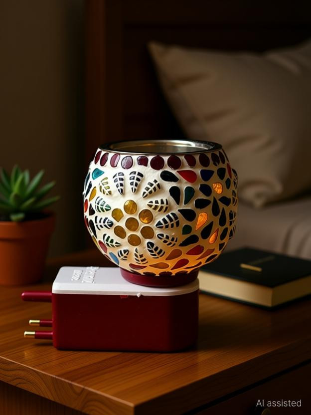 YAKONDA kapoor dani price electric kapoor dani kapur dani kapoor dani online kapoor dani electric Steel Incense Holder(Multicolor)