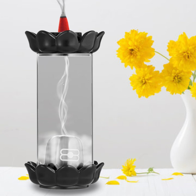VE AND YOU Shiva God Idol Smoke Fountain Incense Burner Decorative Showpiece - 8.5 cm Decorative Showpiece  -  22 cm(Resin, Black)
