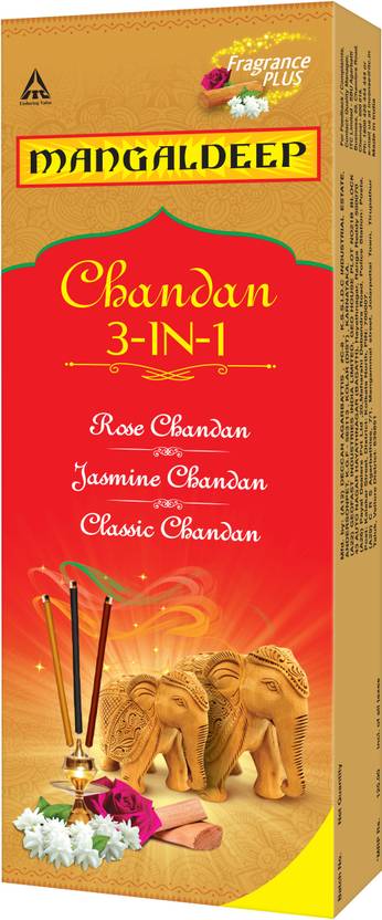 MANGALDEEP Chandan 3in1 - rose chandan, jasmine chandan and classic chandan (226 gm) Chandan 226 g, Set of 1