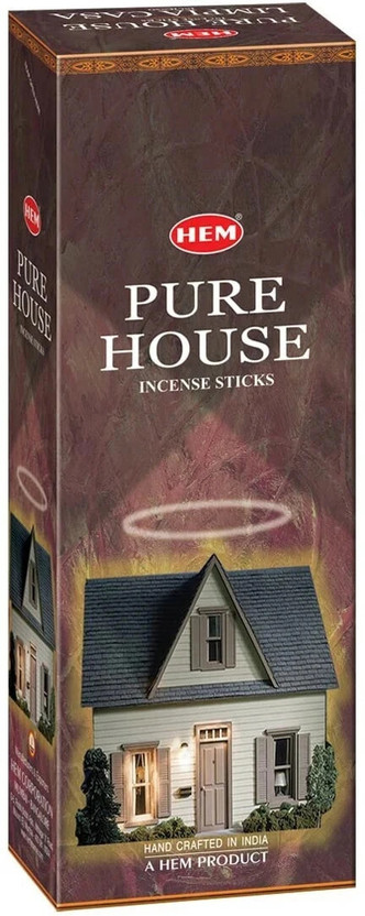 Hem Pure House Incense Stick Pack of 6 (180g Each) Agarbatti for Puja Freshness & Meditation, Fragrance for Aromatherapy, Pooja Room Items(6 Units, Set of 6)