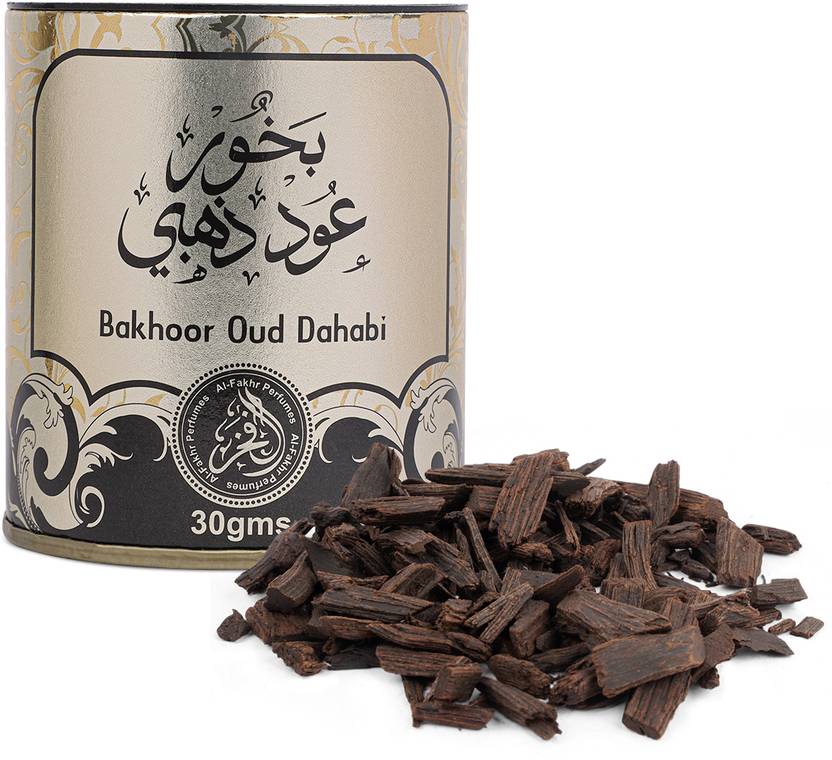AL FAKHR Oud Dahabi, Wood Chips, Perfect for Pooja and Relaxation