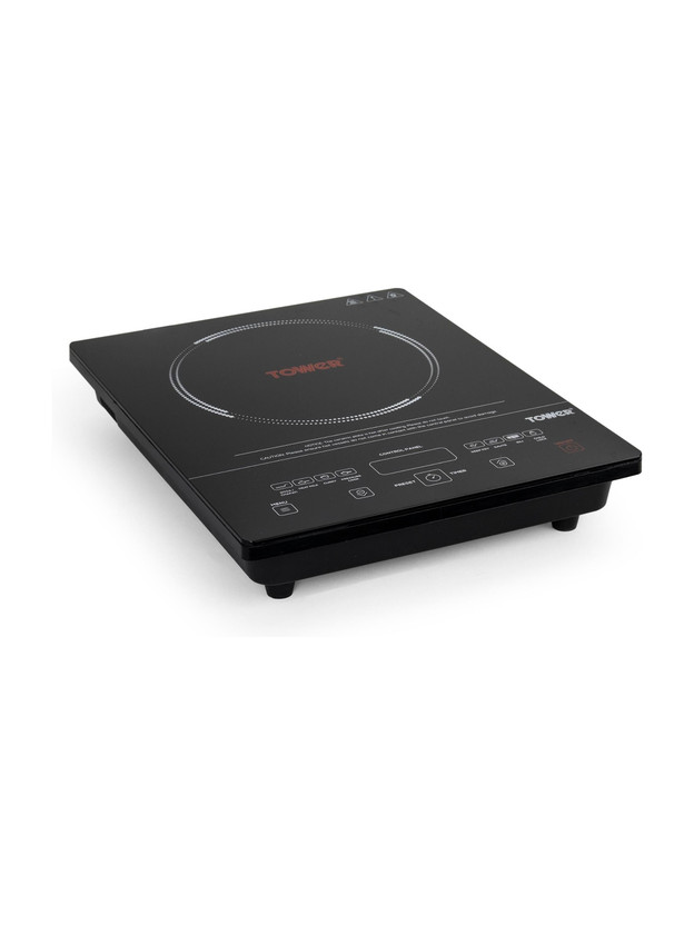 Tower 2000 W Induction Cooktop Touch Panel(Black, Windsor, 7 Preset Menus, Portable Electric Stove, Fast Heating, Energy Efficient)