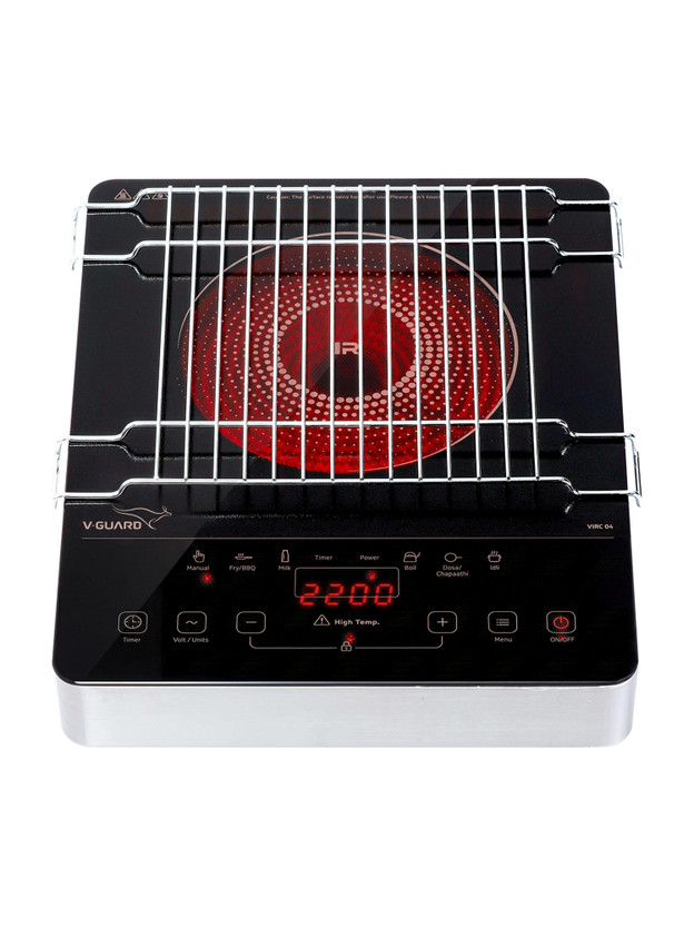 V-Guard 2200 W Infrared Cooktop Touch Panel(Black, VIRC 04)