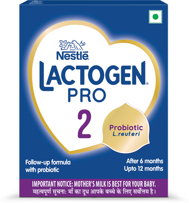 Nestle Lactogen Pro 2 Powder, Follow-Up Formula With Probiotic, After 6 Months Up To 12 Months(400 g, 6+ Months)