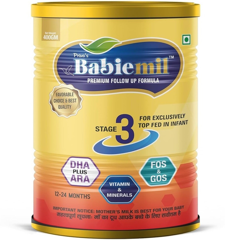 PRIVA’S BABIEMIL A NUTRITIONAL INFANT FEED NUTRITIONAL INFANT FEED STAGE 3(400 g, Upto 24 Months)