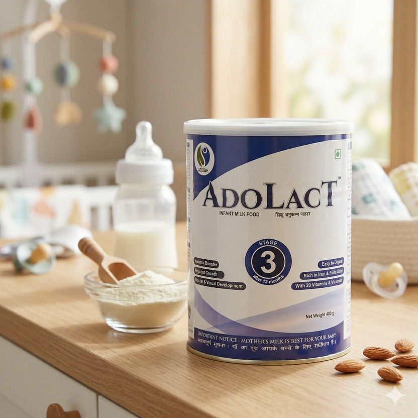 Adolact Stage 3 Toddler Nutrition Formula | Milk-Based Toddler Growth Formula(400 ml, Upto 6 Months)