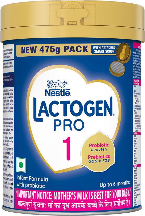 Nestle Lactogen Pro 1 Infant Formula Powder(475 g, Upto 6 Months)