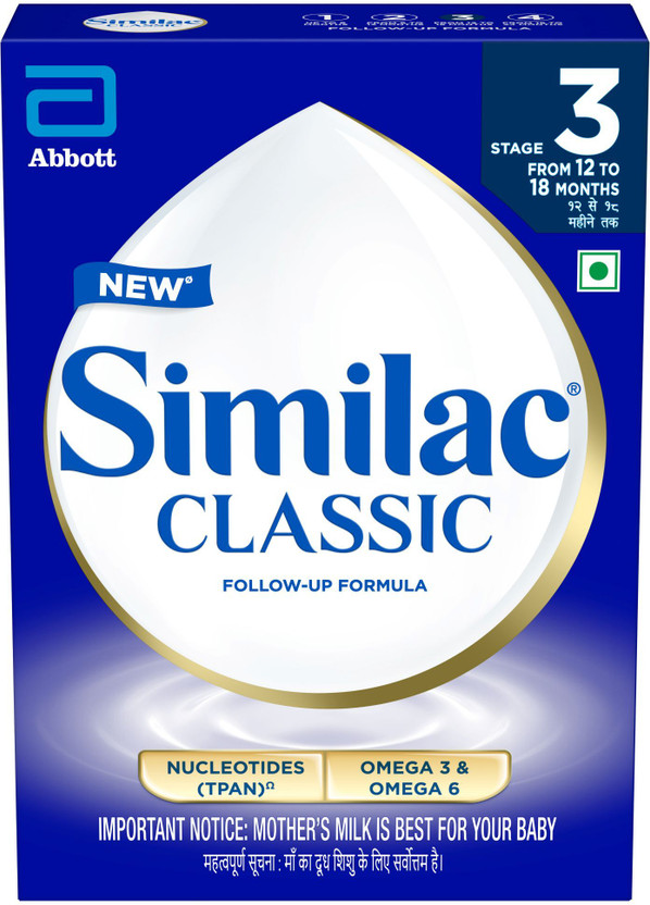 SIMILAC Classic Stage 3 Follow Up Formula Box(400 g, 12+ Months)