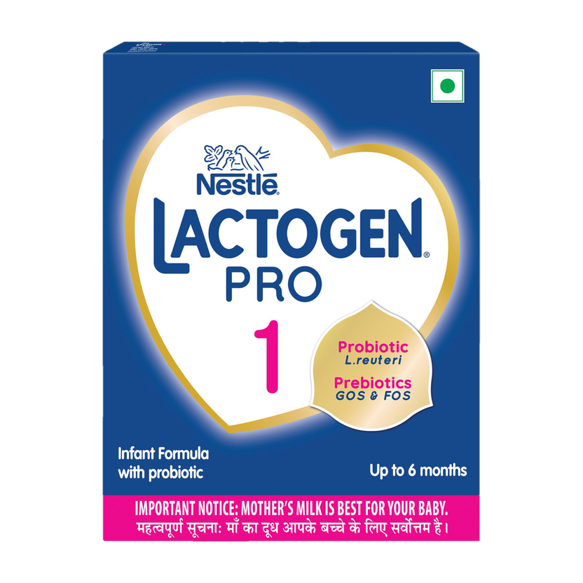 Nestle Lactogen Pro 1 Powder, Infant Formula With Probiotic And Prebiotics(400 g, Upto 6 Months)