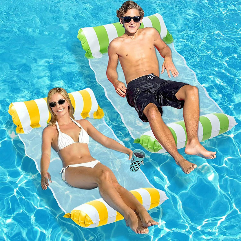 CPEX Inflatable Pool Float Swimming Pool Lounger Multi-Purpose Pool Hammock Swim Floatation Belt