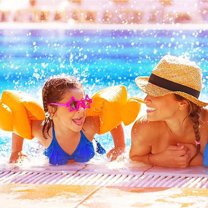 Sajni Sajni Kids Inflatable Arm Float Bands for Swimming Pool Training and Water Safety Inflatable Swimming Safety Tube(Multicolor) - Flipkart Deal