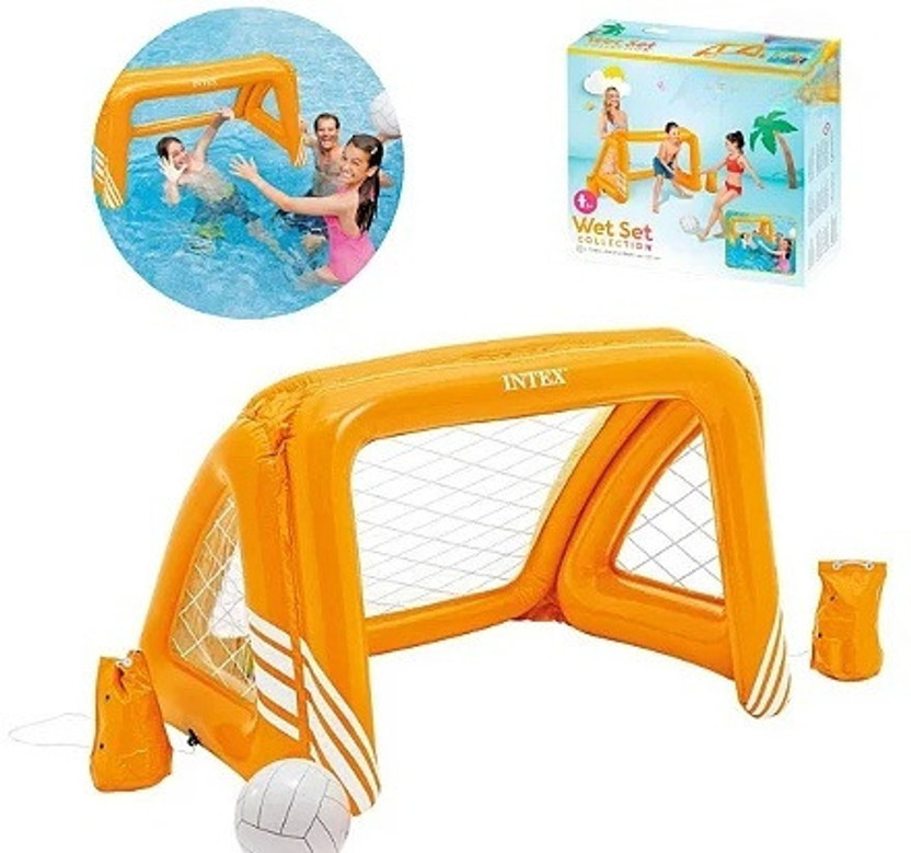 KinderTales KinderTales Inflatable Goal for the Pool to Play Water (IND*32106) 58507 Inflatable Pool Accessory(Multicolor) - Flipkart Deal