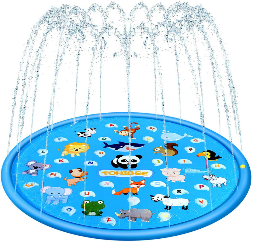 Flipkart Mom's Aura Kids Outdoor Splash Pad – Fun Water Play Pool Toy Inflatable Swimming Pool(Blue) - Flipkart Deal