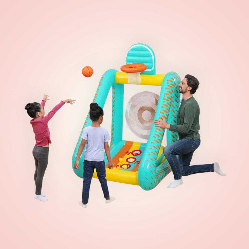 Tiny Tales Inflatable Sports Activity(IND*904546) Center for Kids Inflatable Ball Pits(Multicolor)