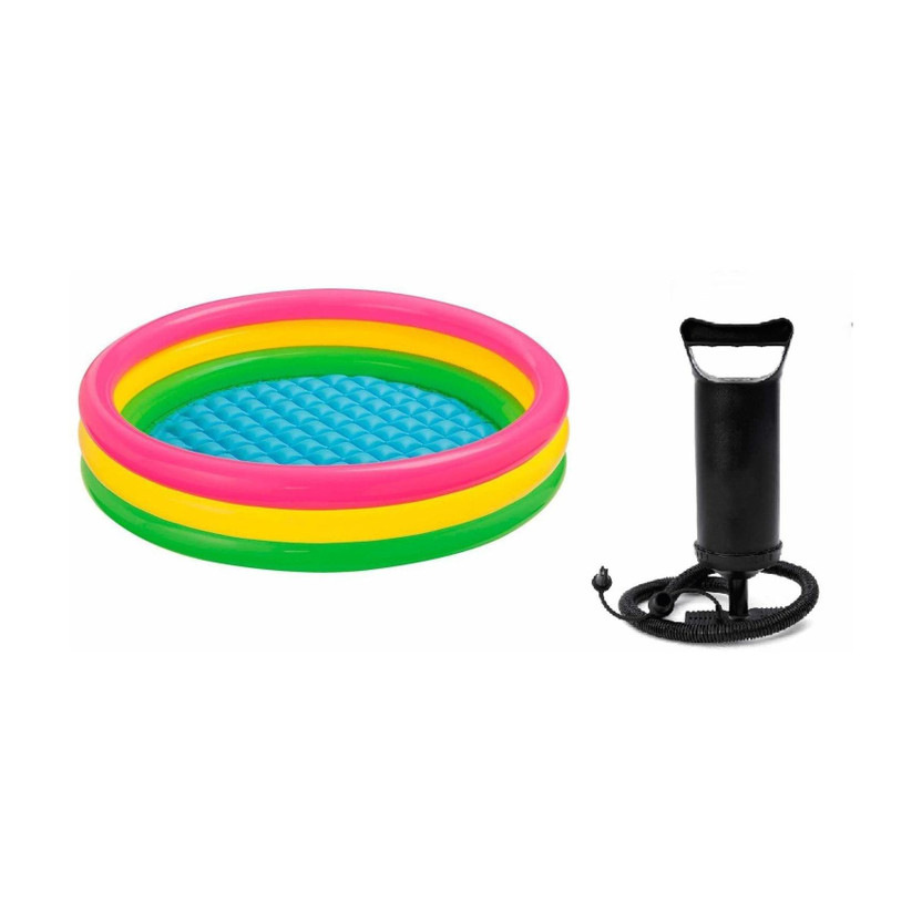 Enorme Enorme Inflatable 3 Feet Swimming Pool Bath Tub with Hand Air Pump Inflatable Swimming Pool(Multicolor) - Flipkart Deal