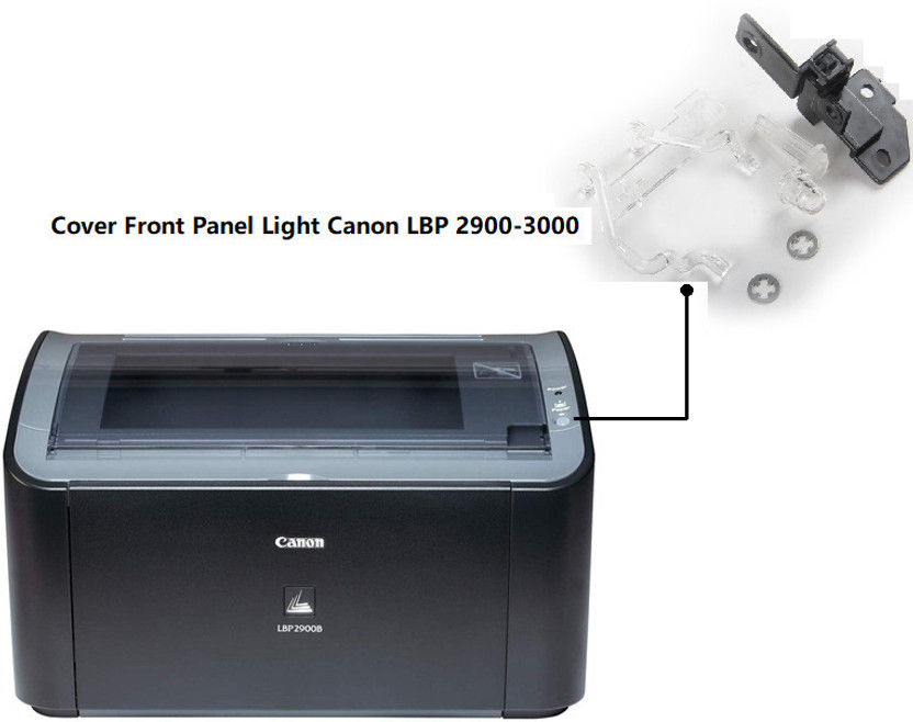 Krishna Toner Front Panel Switch Light-Lamp Assembly (Right-Side) For Can LBP 2900 3000 Black Ink Toner