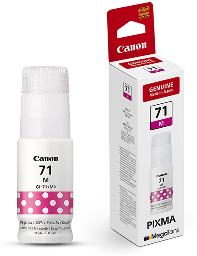 Canon Canon PIXMA GI71 M for G1020,G2020,G2021,G2770,G3770,G4770, G1730,G2730,G3730 Magenta Ink Bottle - Flipkart Deal