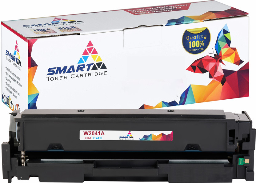 Smart Smart Toner Cartridge W2041A / 416A Cyan Compatible Laser-Jet Toner Cartridge Cyan Ink Toner - Flipkart Deal
