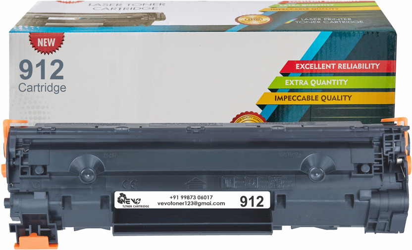 vevo toner cartridge 912 Black for LBP3018, LBP3018B, LBP3108, LBP3108B Printer Black Ink Toner
