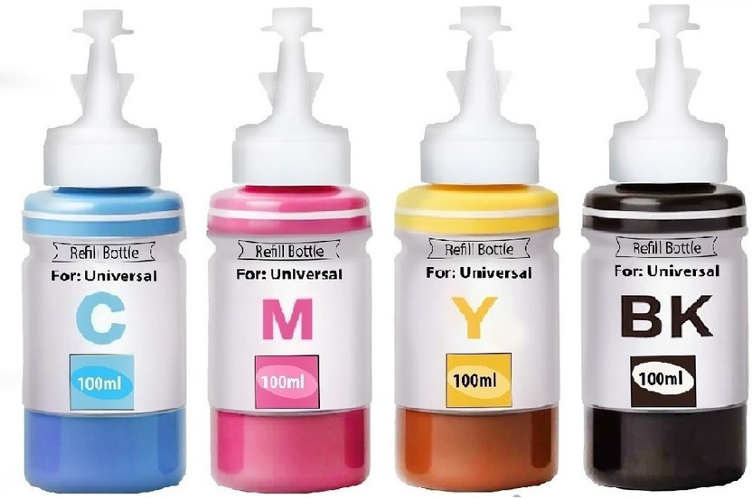 Salty Multi-color Refill Ink For Use In J 3520 / 3720 Printers Compatible Black + Tri Color Combo Pack Ink Cartridge