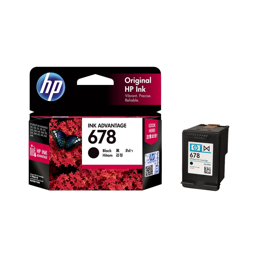 HP 678 Black Ink Cartridge