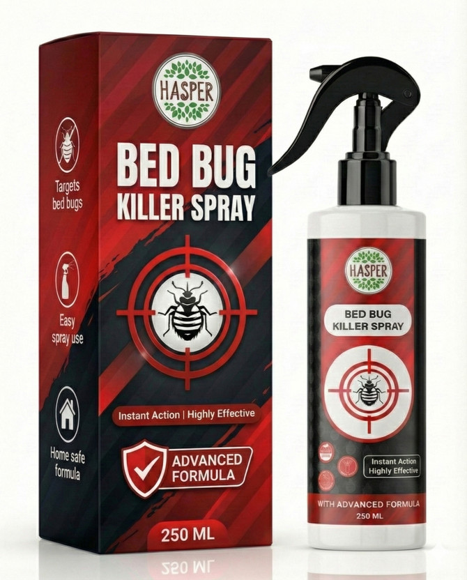 HASPER bed bug spray , bedbug killer spray , bed bugs killer ,(250 ml)
