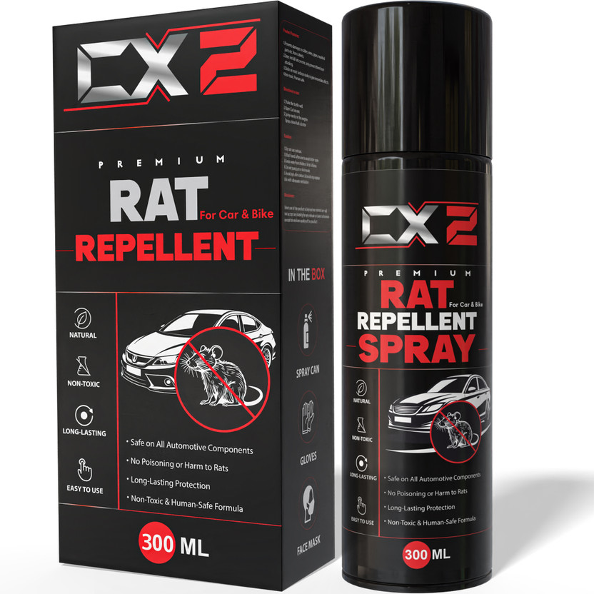 CX2 No Entry Rat Repellent Spray for Cars Highly Effective(300 ml)
