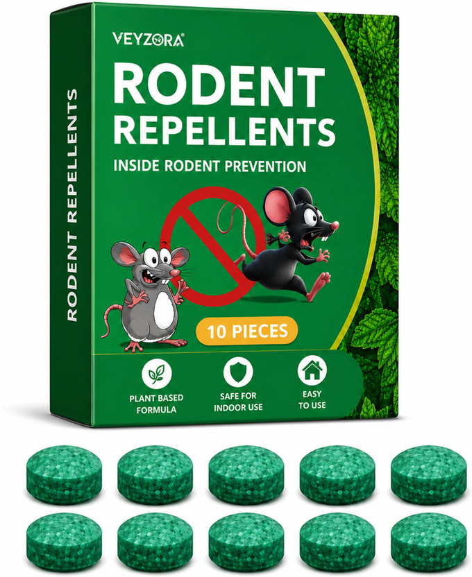 karmayogi karmayogi Natural Rodent rat Repellent Tablets Pest Control Long Lasting Anti Rat Insect(10 x 1 Units) - Flipkart Deal
