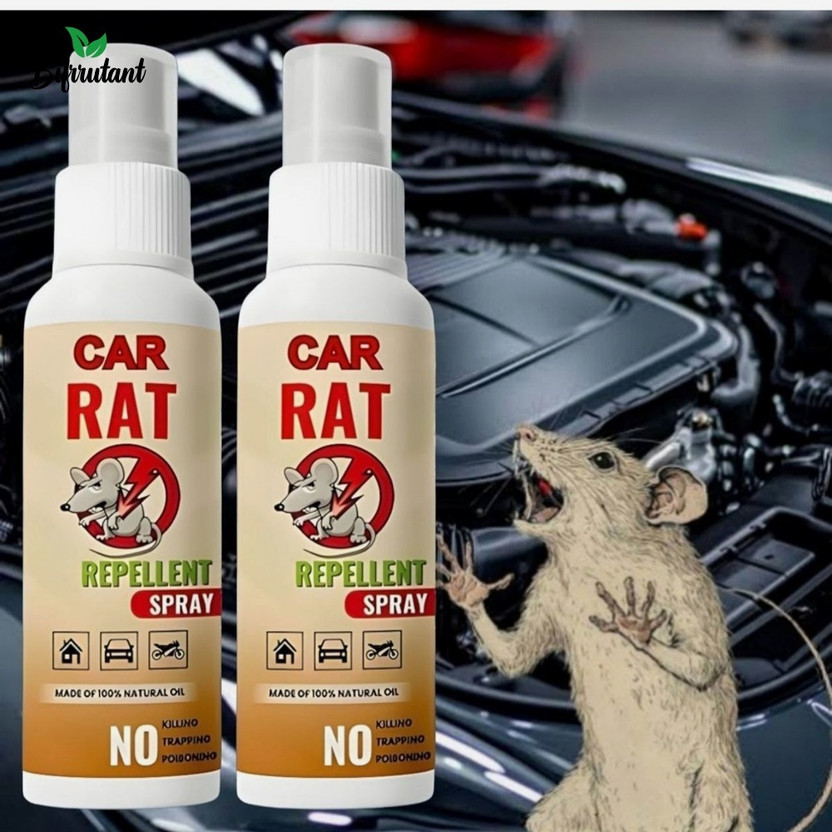 BIFRRUTANT rat repellent spray | Complete Pest Control Spray Home Hygiene Solution - Helps(2 x 25 ml)