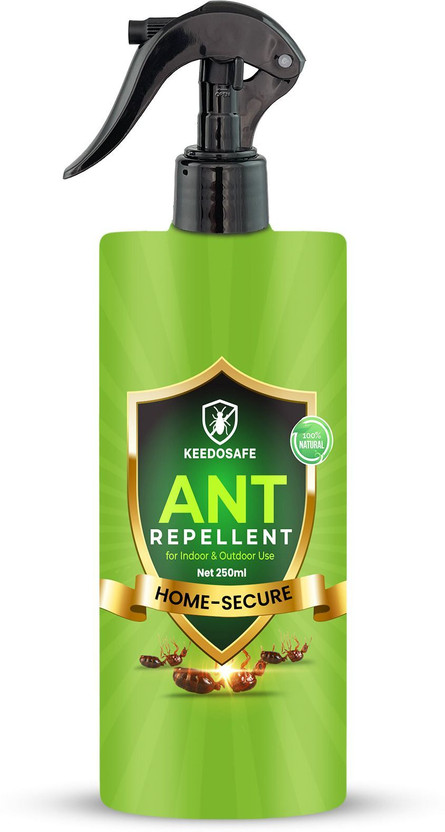 KEEDOSAFE Herbal Ant Repellent Spray for Home 250ml - Non-Toxic, Pet & Kid Safe(250 ml)