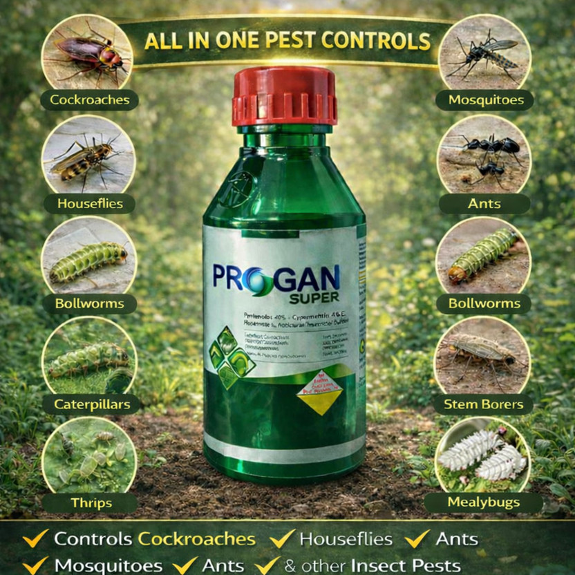 EvergreenAgroAndGardeningMall Progan Super All in One Pest Control Insecticide(100 ml)