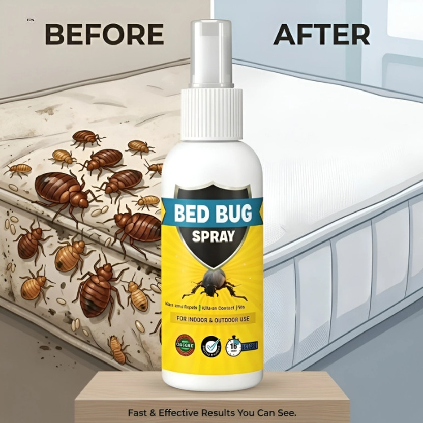 TCW Bed Insect Repellent | Home Hygiene Maintenance Pest Control Solution(100 ml)