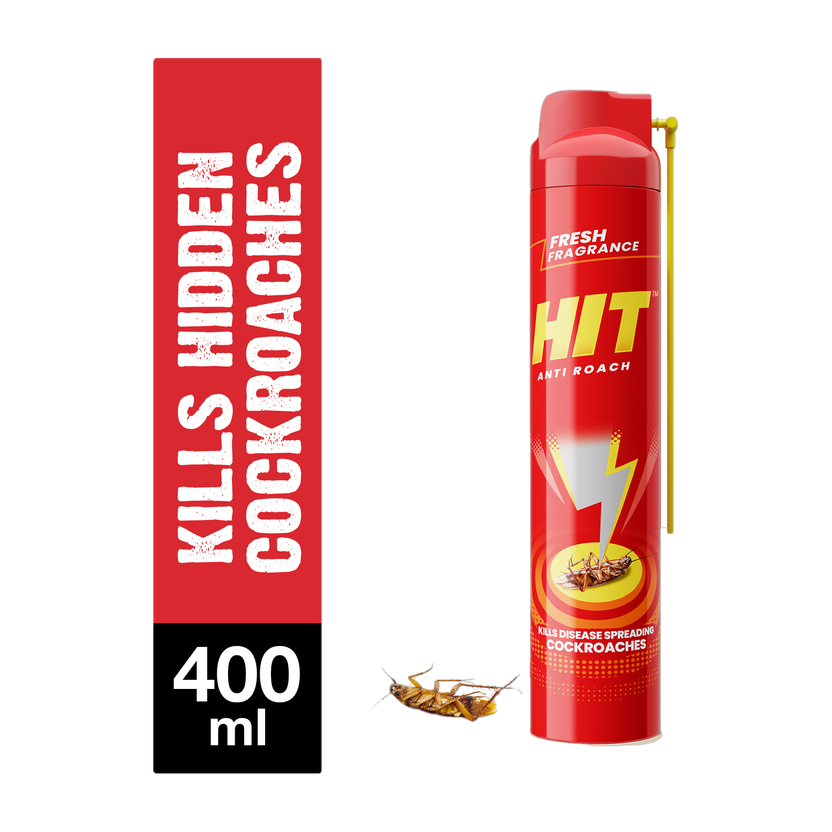 Hit Cockroach Killer Spray | Fresh Fragrance(400 ml)
