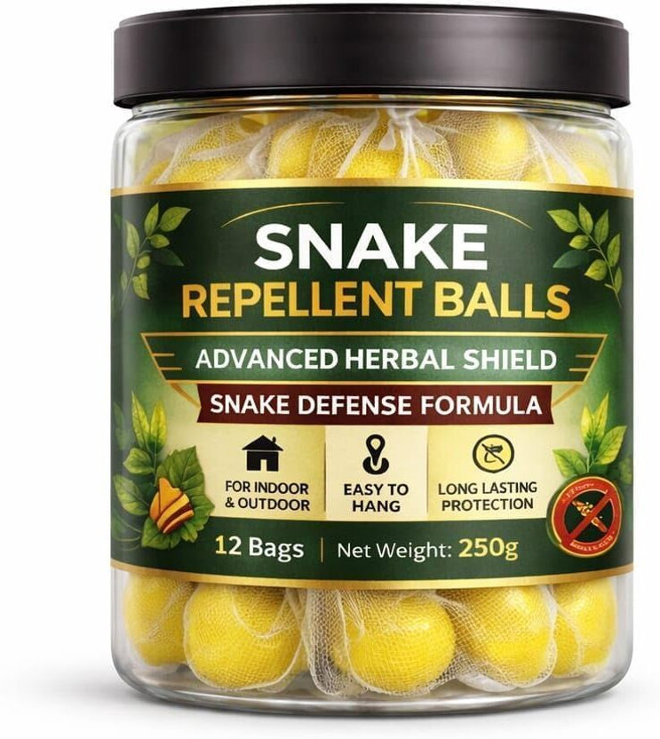 DIGITALGUARDEER Snake Repellent Balls Herbal Shield for Indoor & Outdoor(250 g)