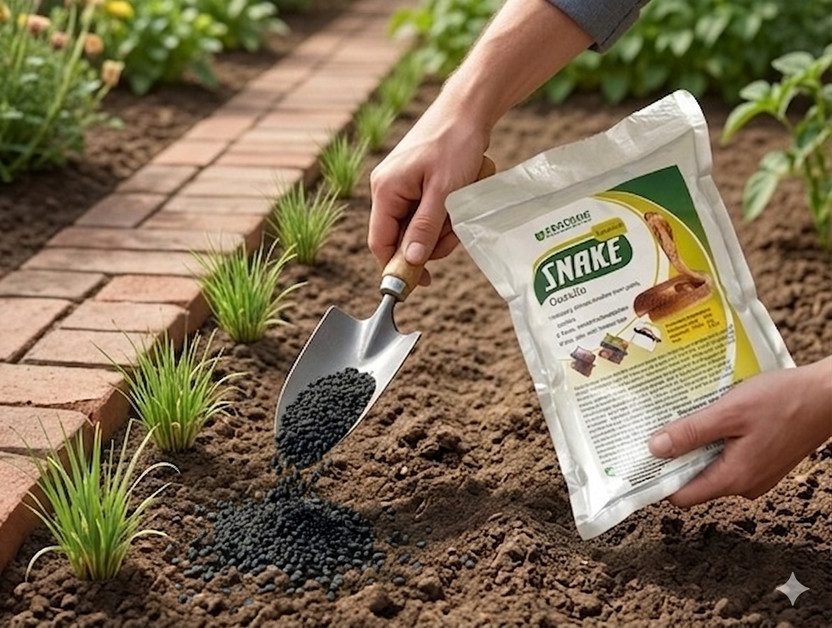 PRATHAM ORGANIC PEST CONTROL Outdoor Protection Granules, Plant Based Formula, Garden & Outdoor Care Granules(1000 g)