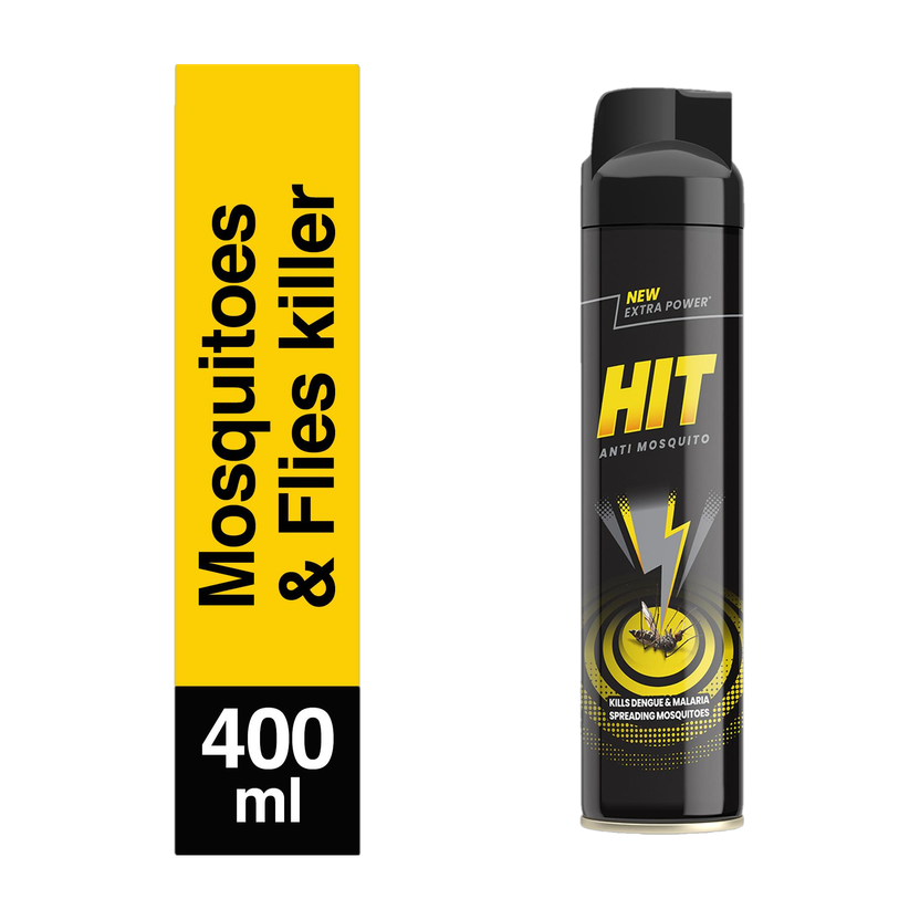 Hit Mosquito & Fly Killer Spray(400 ml)