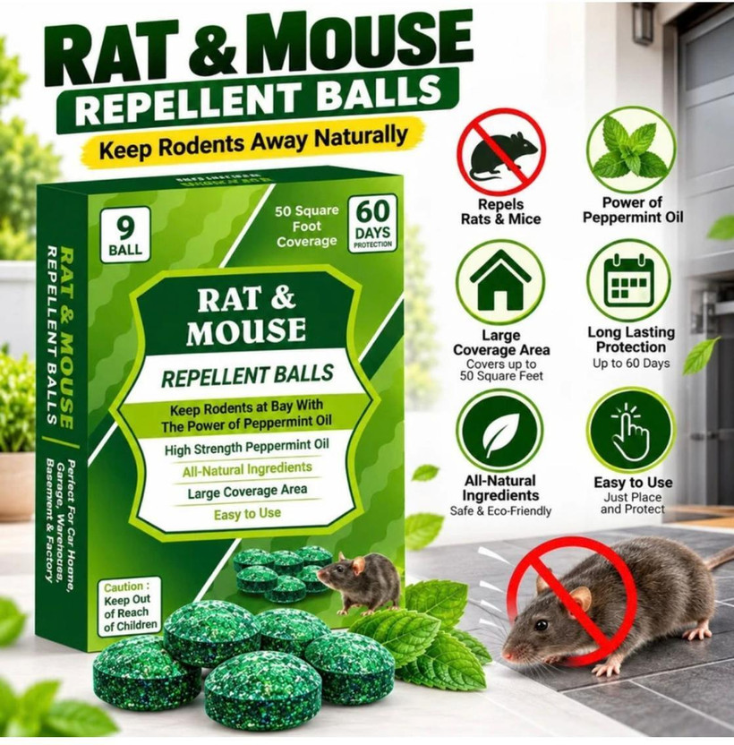 WZ-RTP WZ-RTP Natural Rodent rat Repellent Tablets Pest Control Long Lasting Anti Rat Insect(10 Units) - Flipkart Deal