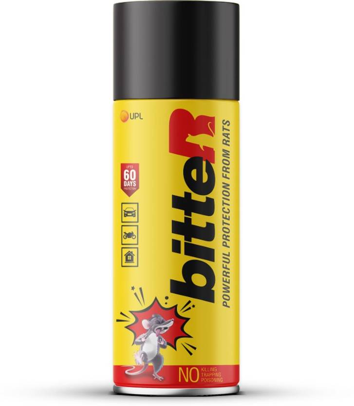 bitteR Powerful Rat Repellent Spray Patented by UPL LTD, Eco friendly
