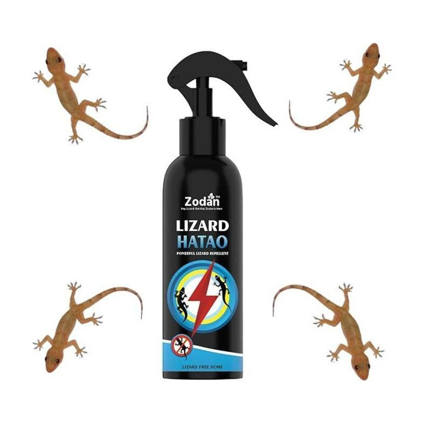 Zodan Lizard Repellent for Home Spray Lizard Control || Made with Plants Oil(200 ml)