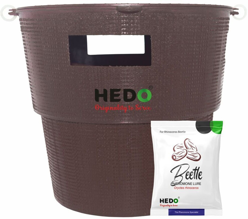 HEDO HEDO Bucket Trap & Lure for Rhinoceros Beetle(oryctes Rhinoceros)For Coconut Pack 4(4 x 1 Units) - Flipkart Deal