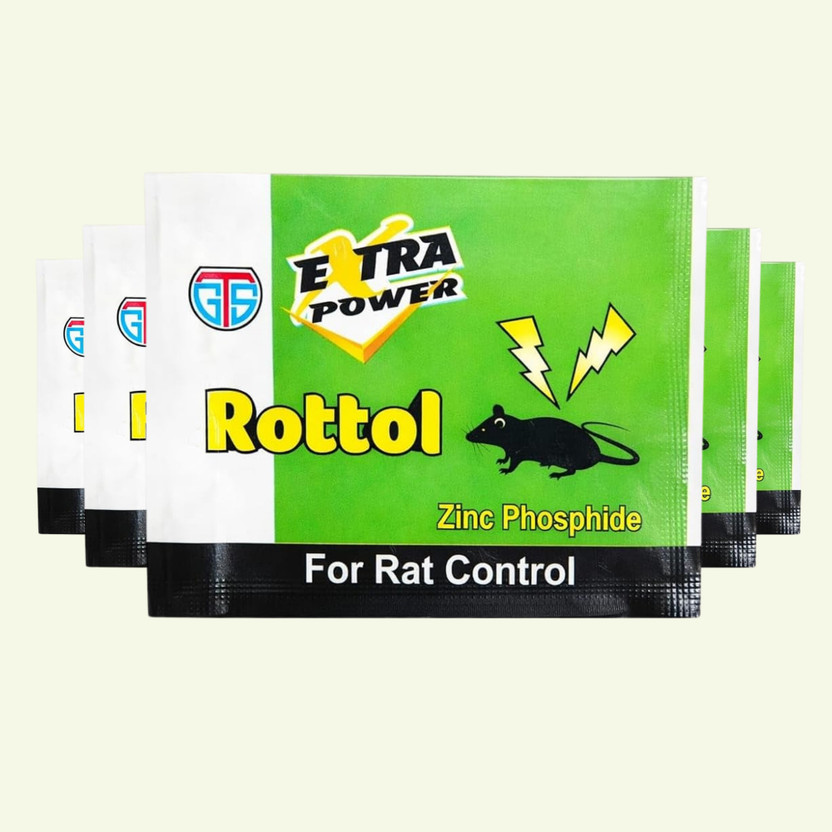 TGS Rat Control Powder Pack of 5 | Powerful Rodent Solution(5 x 5 g)
