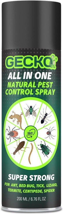gecko Home Oil Pest Repellent Control | 100% Natural | No Kill Just Repel Easy To Use(200 ml)