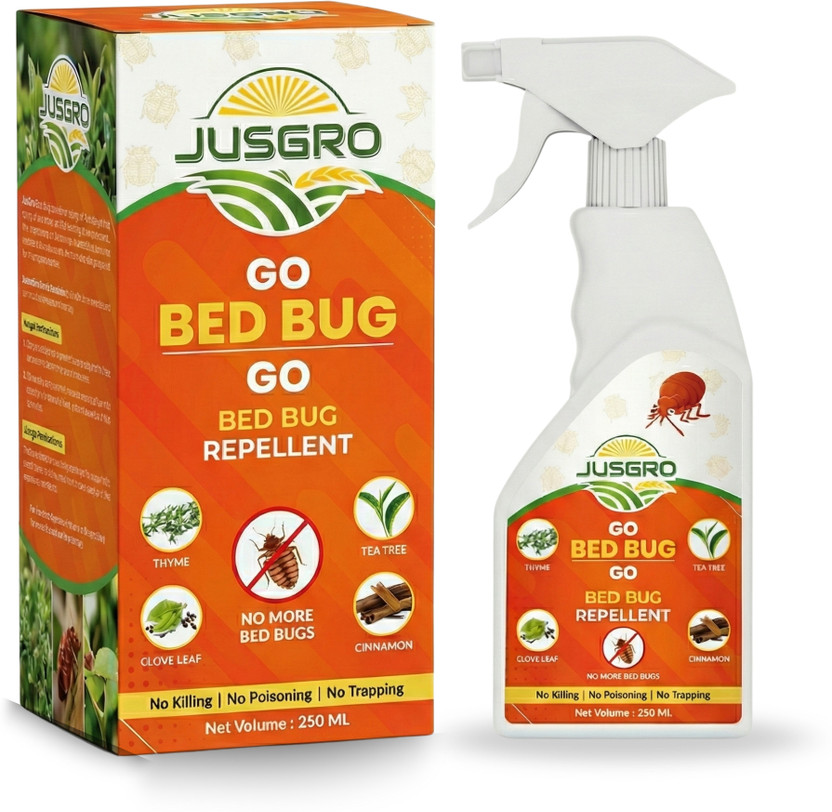 JusGro Bed Bug Killer Spray , Instant Bedbug Killer Spray(250 ml)