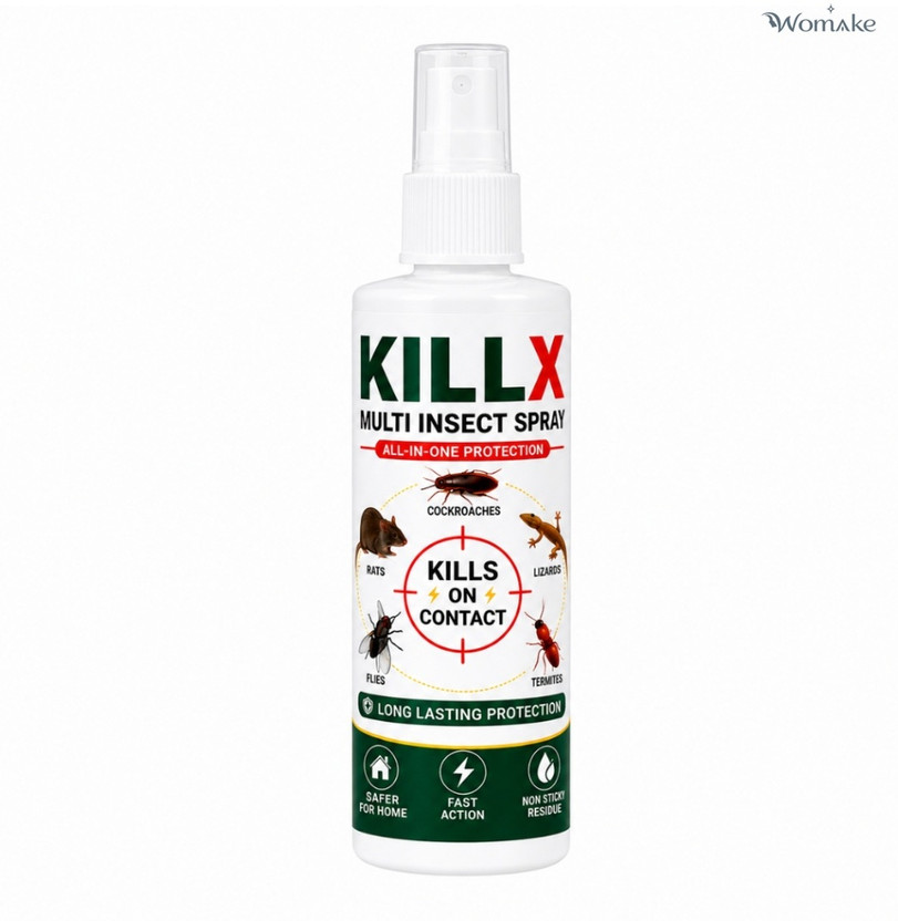 Womake Killx Multi Insect Spray Household Bug Defence Formula(60 ml)