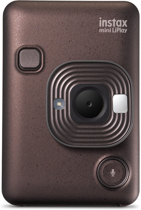 FUJIFILM Instax Mini LiPlay Hybrid Instant Camera(Brown)