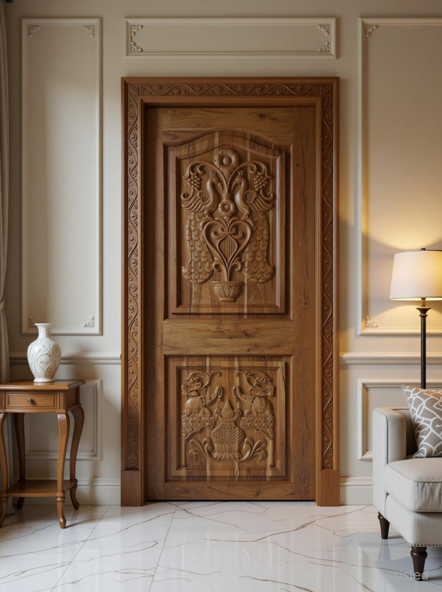 MAA BASHUMATA SAL 2 PANEL DOOR Interior Door(Timber)