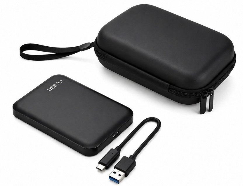 ASM (External Hard Drive) 1 TB Laptop Black SATA Internal Hard Disk Drive (HDD) (1 TB HDD With Cover)(Interface: SATA, Form Factor: 2.5 Inch)